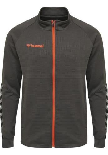 Hummel Sportsjakke 'Authentic'  grå / mørkegrå / orange / sort