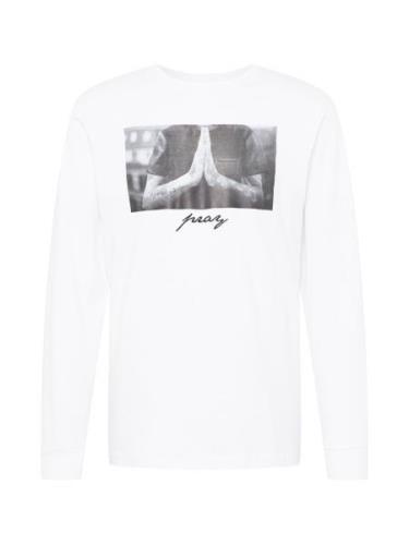 Mister Tee Bluser & t-shirts 'Pray'  grå / antracit / sort / hvid