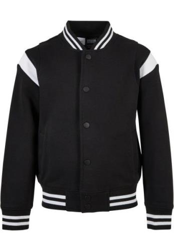 Urban Classics Sweatjakke 'Inset'  sort / hvid