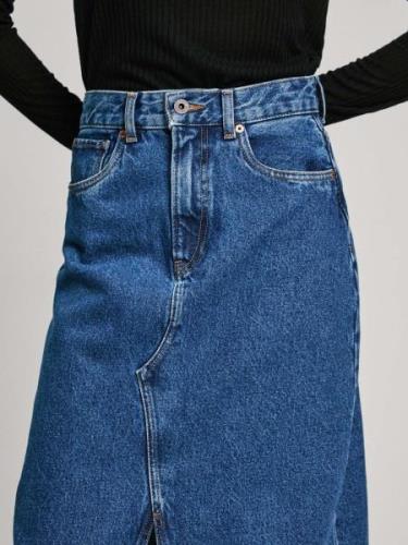 Pepe Jeans Nederdel  blue denim / brun