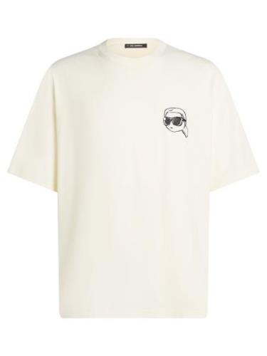 Karl Lagerfeld Bluser & t-shirts ' IKON '  creme / sort