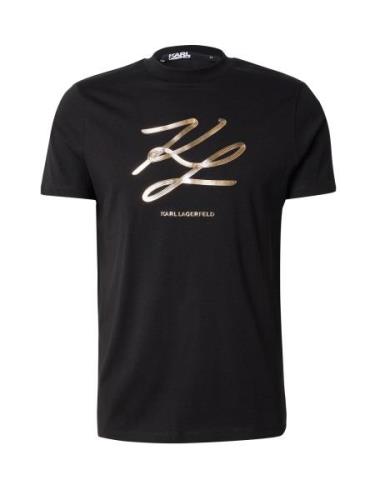 Karl Lagerfeld Bluser & t-shirts  guld / sort