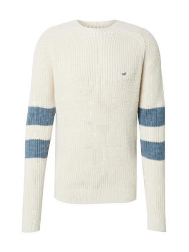 MUSTANG Pullover 'ELMHURST'  blå / offwhite