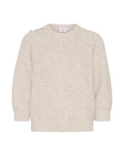 SAINT TROPEZ Pullover 'Xenya'  beige