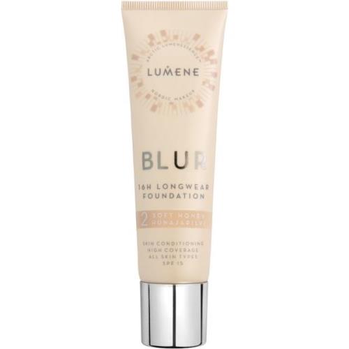 Lumene Blur 16H Longwear Foundation 2 Soft Honey