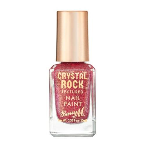 Barry M Crystal Rock Textured Nail Paint Pink Tourmaline