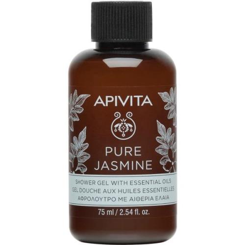APIVITA Pure Jasmine  Travel Size Shower Gel with Essential Oils