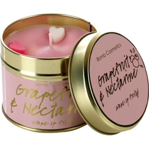 Bomb Cosmetics Tin Candle Grapefruit Nectarine