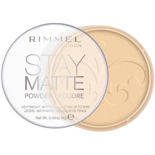 Rimmel Stay Matte Pressed Powder Transparent 001