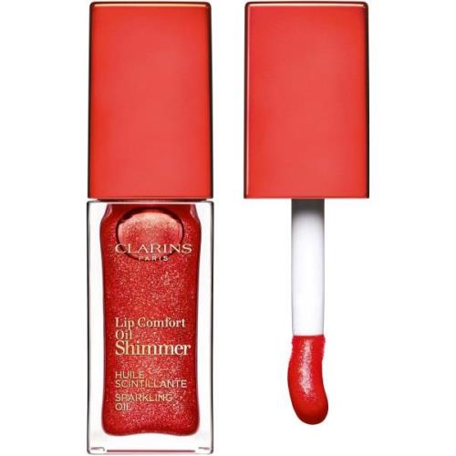 Clarins Lip Comfort Oil Shimmer 07 Red Hot