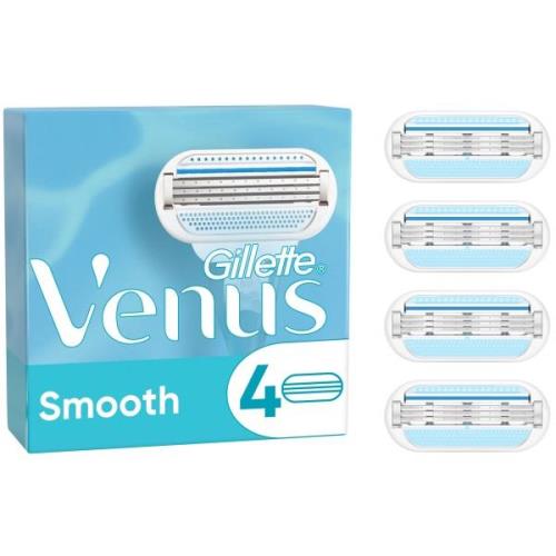 Gillette Venus Smooth Razor blades 4-pack 4 stk