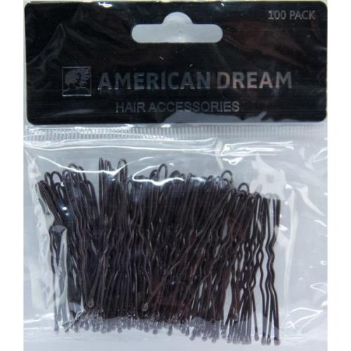 American Dream Wavy Pins Brown 5cm