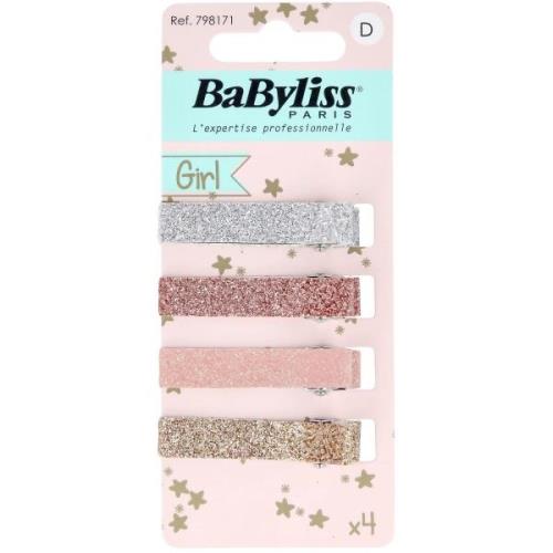 BaByliss Paris Accessories Hårclips Glitter Kids 4 st