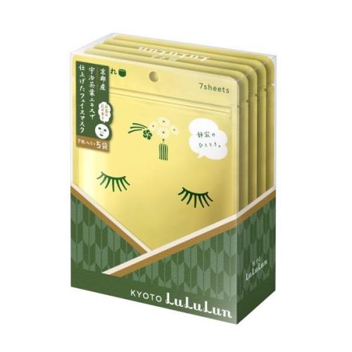 LuLuLun Premium Sheet Mask Kyoto Green Tea 35 stk