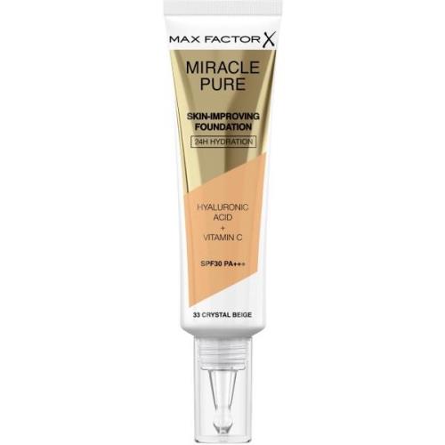 Max Factor Miracle Pure Skin-Improving Foundation 33 Crystal Beig