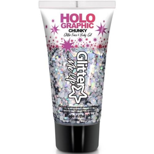 Glitter Me Up Holographic Face & Body Glitter Gel Gel Intergalact