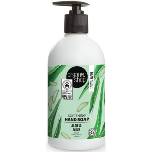 Organic Shop Hand Soap Aloe & Milk 500 ml