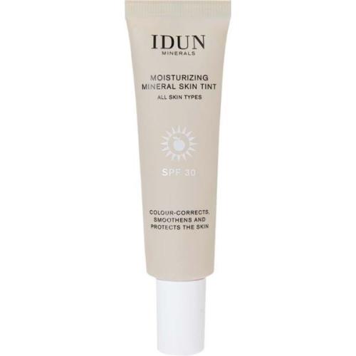 IDUN Minerals Moisturizing Mineral Skin Tint SPF30 Vasastan Tan/D