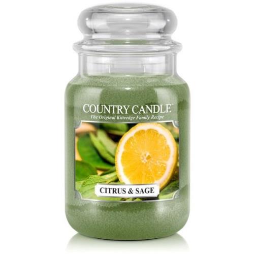 Country Candle Citrus & Sage Scented Candle 680 g