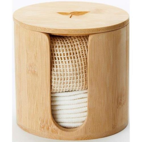 STYLPRO Bamboo Barrel with 8 Reusable Bamboo Makeup Remover