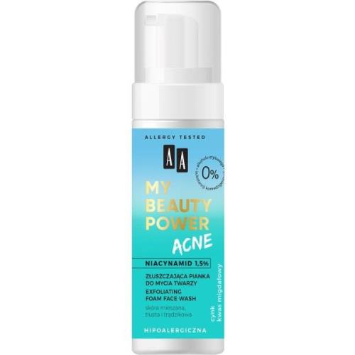 AA My Beauty Power Acne Exfoliating Foam Face Wash 150 ml