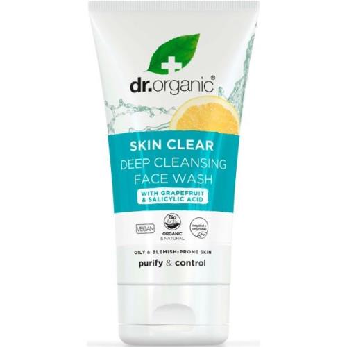 Dr. Organic Skin Clear Deep Pore Face Wash 125 ml