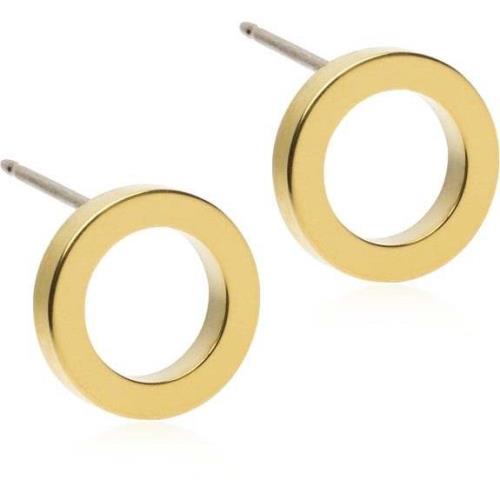 Blomdahl Golden Titanium Puck Hollow 10 mm