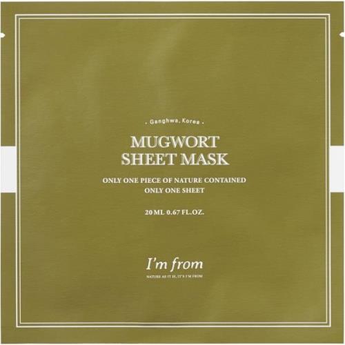 I'm From Mugwort Sheet Mask 1 stk