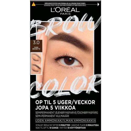 Loreal Paris Brow Color Semi-Permanent Eyebrow Color 3.0 Dark Bru