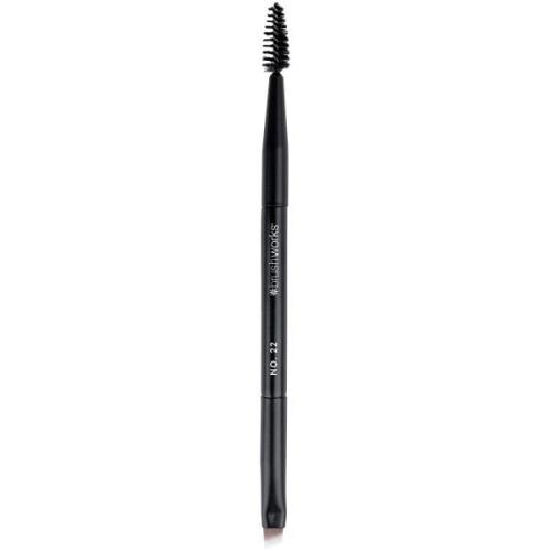 Brushworks No. 22 Double Ended Brow Brush and Spoolie