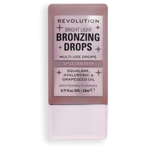 Makeup Revolution Bright Light Bronzing Drops Deep Bronze Summer