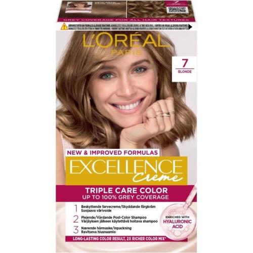 Loreal Paris Excellence Crème Triple Care Color 7 Blonde