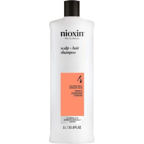 Nioxin System 4 Shampoo for Colored Thinning Hair 1000 ml