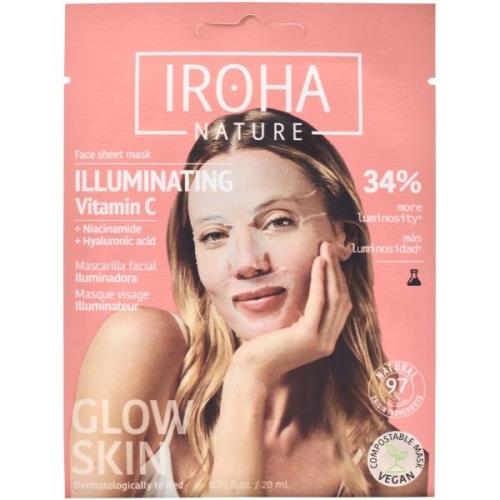 IROHA NATURE Illuminating Vitamin C Face Sheet Mask