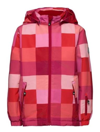 Padded Ski Jacket Aop Color Kids Pink