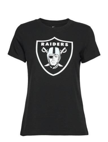 Las Vegas Raiders Womens Nike Ss Cotton Logo Tee NIKE Fan Gear Black