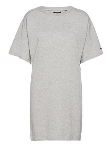 Cotton Modal Tshirt Dress Superdry Grey