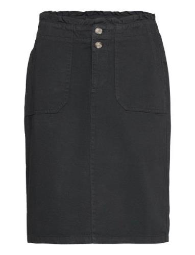 Utility Skirt With A Paperbag Waistband Esprit Casual Black
