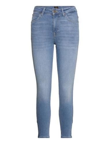 Scarlett High Zip Lee Jeans Blue