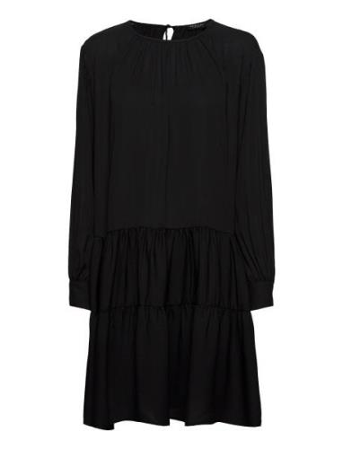 Slfamaya Ls Short Dress Selected Femme Black