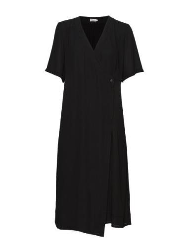 Amalia Wrap Dress Filippa K Black