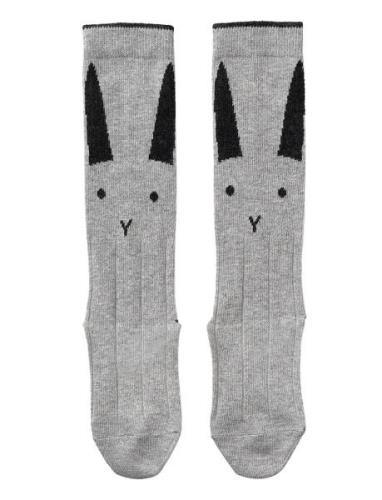 Sofia Cotton Knee Socks - 2 Pack Liewood Grey