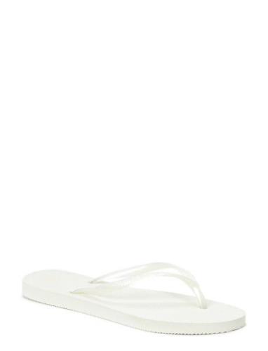 Hav Slim Black Havaianas White