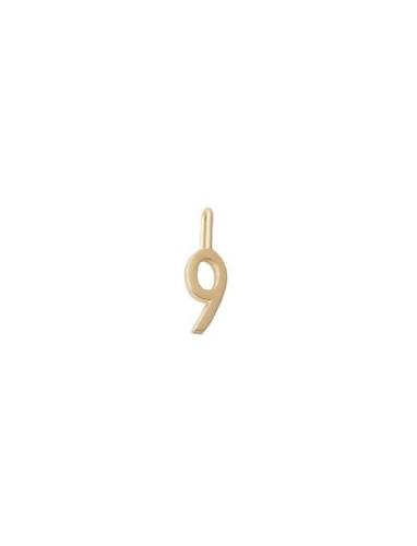 Lucky Numbers 10Mm Gold Design Letters Gold