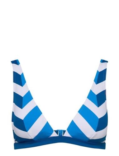 Padded Top With Stripes Esprit Bodywear Women Blue