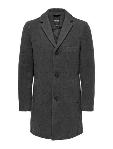 Onsjaylon Wool Coat Otw Noos ONLY & SONS Grey