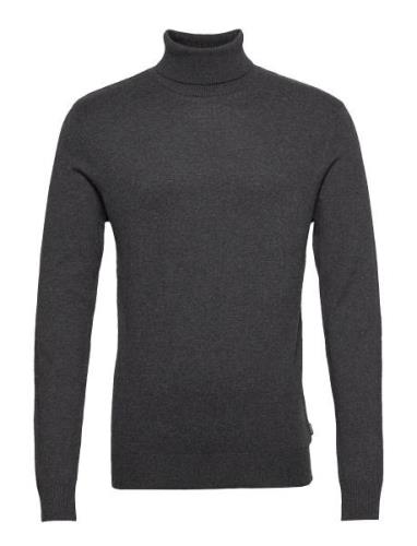 Jjeemil Knit Roll Neck Jack & J S Grey