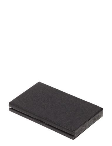 Personal Card Holder Design Letters Grey
