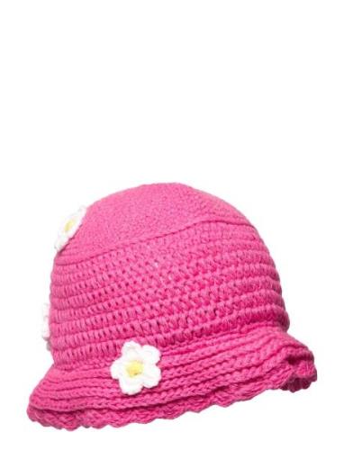 Pcvioletta Knitted Bucket Hat Sww Pieces Pink
