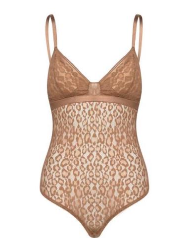 Jeanette Bodystocking Underprotection Brown